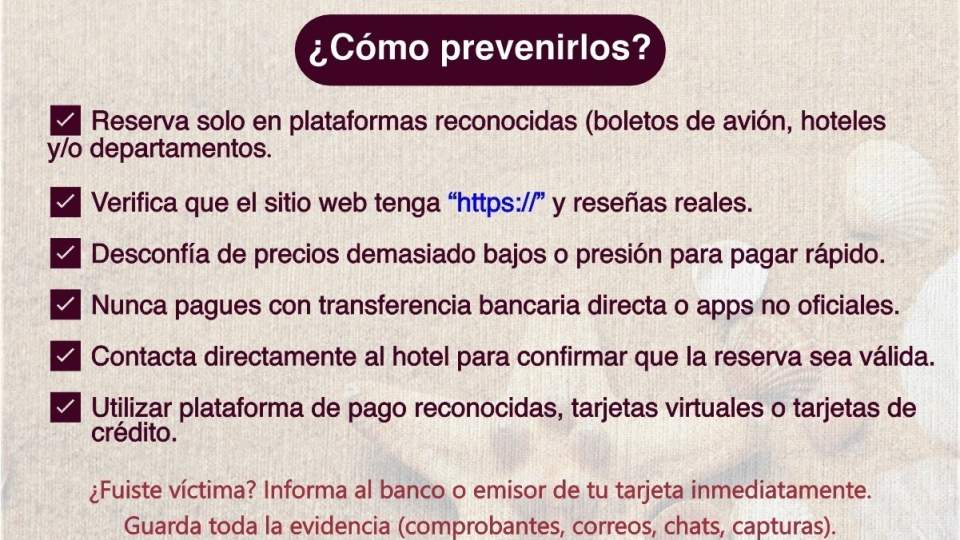 Unidad Cibernética del Gobierno de Sonora emite recomendaciones para prevenir fraudes en periodo vacacional